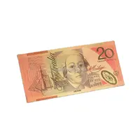 Beste Souvenirs 20 Aud Gold Banknote bunte australische vergoldete Papiergeld