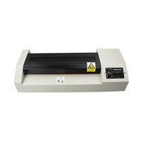 Machine à plastifier thermique Premium A3 320 13 pouces, machine à plastifier à chaud, boîtier en acier, avec pochette