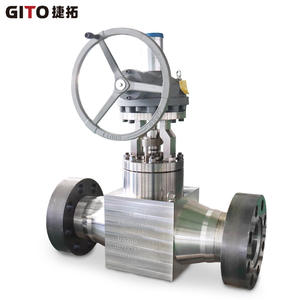 Válvula de Compuerta con Brida de Alta Presión GITO DN200 F321, Roscada Forjada, para Agua a Alta Temperatura, Accionamiento Manual - Product Image 3