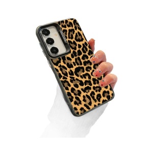 <span class=keywords><strong>Coque</strong></span> de téléphone portable antichoc en TPU+PC avec motif léopard argenté et peinture UV, la plus vendue, pour téléphones S26 et série A - Product Image 5