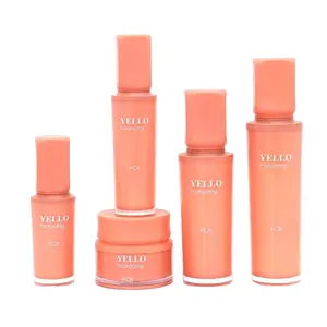 Huidverzorgingsverpakking Cosmetische Vacuümpomp 30Ml 50Ml 80Ml 100Ml Roze Lotion Acrylfles