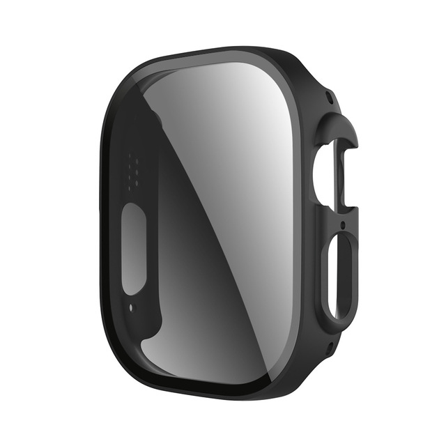 Luxury Privacy PC Tempered Glass Protective Case for Iwatch 49 mm Ultra 2 3 Series 11 46mm 42mm