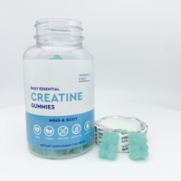 Gommes de monohydrate de créatine de soutien de suppléments sportifs OEM soins de santé gommes de créatine sans sucre créatine de marque privée