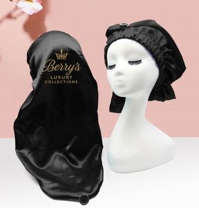 Gorro de Ducha de Satén de Doble Capa para Cabello Largo, Trenzas y Rizos, Ajuste Seguro, Garantiza Sin Fugas, Fácil de Abrochar, Regalo Promocional - Product Image 1