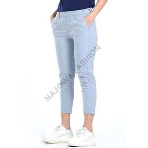 Pantalones de chándal para mujer de estilo moderno Bangladesh belleza comodidad funcional tejido de algodón ecológico encaje OEM venta al por mayor plano - Product Image 1