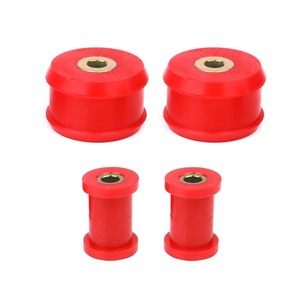 Kit de silentblocs de bras de suspension avant Mr Hello 66x41mm 55x39mm Rouge pour Volkswagen Golf Jetta Mk4 - Product Image 4
