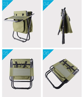 Chaise de camping pliable portable avec sac isotherme pour pique-nique et activités de plein air – Fabrication usine d'accessoires de camping