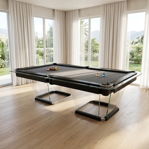 Tavolo da <span class=keywords><strong>Biliardo</strong></span> Moderno di Lusso in Vetro Temperato, <span class=keywords><strong>Dimensioni</strong></span> Standard per Villa, Casa e Club - Product Image 4