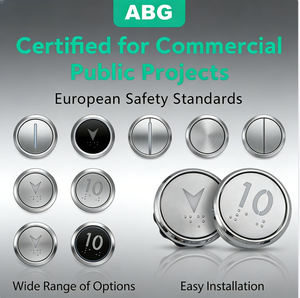 Affichage interactif des boutons d'ascenseur rétroéclairés par LED, spécifique à la cabine, protection IP54, design traditionnel pour une expérience personnalisée - Product Image 2