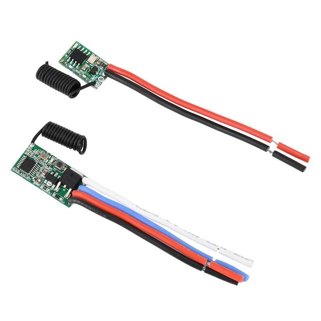 433MHz Wireless Remote Control Switch Long Range Receiver 3.6V 12V 24V and 433 MHz Transmitter LED Remote Control Switch Module