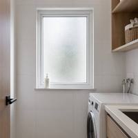 Ventana Fija Decorativa de Aluminio BOCHARM con Rejillas, Doble Acristalamiento, Marco Blanco, Ventanas Panorámicas para Diseño de Villas Modernas