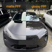 Film de protection de peinture de voiture invisible, mat, certifié SGS, noir, résistant à la corrosion, film TPU PPF