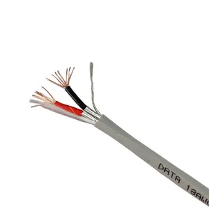 热优惠价格控制电缆2C * 18AWG屏蔽绞合铜导体聚氯乙烯护套CMR ETL