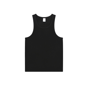 Camiseta sin mangas atlética con ajuste muscular para hombre, chaleco de compresión sin mangas de Color sólido de 315G - Product Image 1