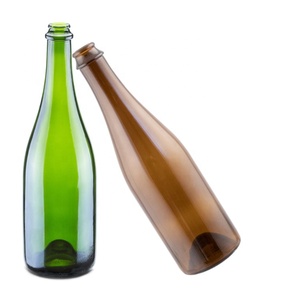 750Ml คุณภาพสูงโปร่งใส Dark สีเขียวแชมเปญขวดมงกุฎหมวก - Product Image 2