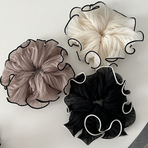 Phụ Nữ Cô Gái Tóc Scrunchies Hoa Lớn Scrunchies Gấp Lớn Bow Tóc Clip Top Clip Lớn Tóc Đuôi Ngựa Đầu Mảnh Mùa Xuân Clip Set - Product Image 3