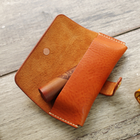 Vente en gros Etui à joint en cuir PU Boîte à timbres portable en cuir pour cadeaux fantaisie