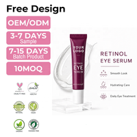 Sérum pour les yeux au rétinol végétalien en marque propre 15g Soin des yeux Léger Lisse la peau Hydratant Éclaircissant Rafraîchissant Sérum pour les yeux