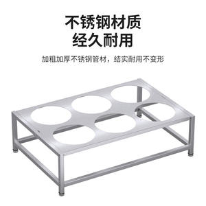 Estante para especias de acero inoxidable de doble fila con 6 compartimentos y tapa antibacteriana para almacenamiento en la cocina. - Product Image 5