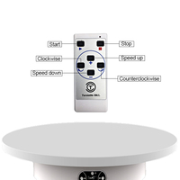 Plateau tournant électrique, 30cm, 360 p, table tournante, vitesse réglable, télécommande, affichage de produits de photographie