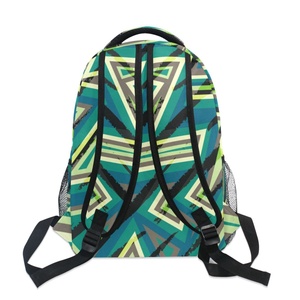 Customs Logo Fashion Waterproof <b>Kids</b> Teenager Student School <b>Backpack</b> Geometric Pattern Bags - Product Image 5