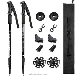 Bastone da Trekking Telescopico Ultraleggero in Alluminio 7075 con Impugnatura in Gomma per Escursionismo e Campeggio - Product Image 1