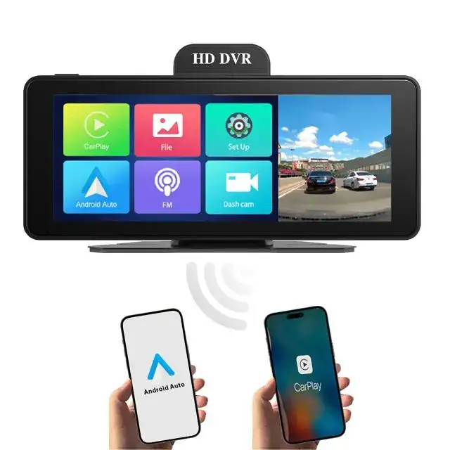 6.86 inch Portable Bluetooth Carplay Android and Camera Car Gadget Carplay Screen Carplay Dash Cam