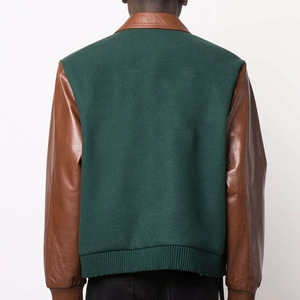 Blouson Bomber en Coton Respirant pour Homme, Col Montant, Logo Frontal, Grande Taille, Printemps, Vente en Gros - Product Image 3