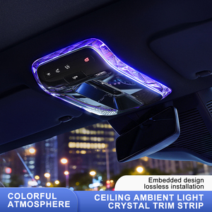 Gicoo Cadre de lampe de lecture de toit de voiture en cristal transparent pour Benz Classe E W214 S214 2024 - Product Image 3