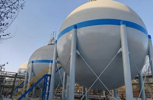 Donye asme/gb/आईएसओ उच्च गुणवत्ता वाले q345r lpg भंडारण गोलाकार टैंक ऑन-साइट स्थापना - Product Image 5