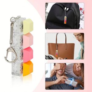 ASMR Fidget Keyboard <b>Switch</b> with Mechanical Click Sound Interactive <b>Light</b>-Up Keycap Plastic Keychain Fidget Keychains - Product Image 5
