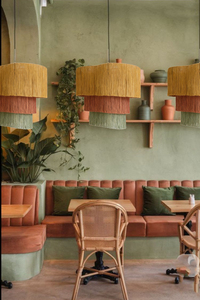 Nouvelle Arrivée <span class=keywords><strong>Rideau</strong></span> de <span class=keywords><strong>Plafond</strong></span> Macramé pour Mariage, Rideaux en Coton de Haute Qualité, Décoration de <span class=keywords><strong>Plafond</strong></span> LED pour Mariage - Product Image 2