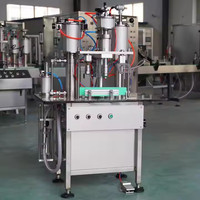 Équipement semi-automatique de machine de remplissage d'aérosol de déodorant tel que la hache