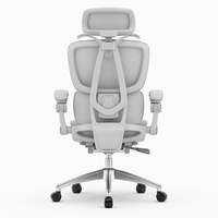 Chaise de bureau ergonomique à dossier haut, chaise d'ordinateur avec soutien lombaire, appui-tête réglable, accoudoirs, chaise pivotante pour le bureau à domicile