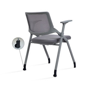 Silla de entrenamiento de estudio de aprendizaje plegable apilable moderna con pies fijos Silla plegable comercial - Product Image 1