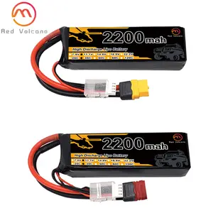 2200mah 35C आर सी बैटरी 7.4V 11.1V 14.8V 18.5V 22.2V 2 एस 3 एस 4 एस 5 एस 6S आर सी लाइपो बैटरी टी प्लग xt60 प्लग के लिए कार यूएवी गबन