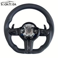 Volant en cuir classique en forme de D en stock pour BMW Série F F30 F10 E60 320i E90 E46 E92 F32 F20 F36 F22 M340i 330i 540i