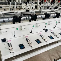 Bobinadora electrónica de alta velocidad con cono de alambre semiautomático de gran oferta con dispositivo de aceite para hilo de coser