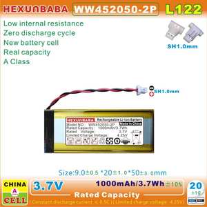 Batteria Schuberth C3 LIP451949-2P WW452050-2P ZN452050PC-1S2P 3.7V 1000mAh 902050 per Auricolari <span class=keywords><strong>Cardo</strong></span> Q1 Q2 Q3 G4 G9 G9X L122 - Product Image 4