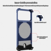 Coque de téléphone magnétique antidérapante et anti-chute C0408 au design sans bordure pour iPhone 16 17 Air 15 Pro 14 13 12 11 18 Pro Max