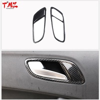 Accessoires intérieurs pour voiture RHD, ensemble complet, garniture intérieure en plastique noir imitation carbone pour Audi TT 2008-2014