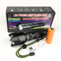 Lampe torche laser blanche transfrontalière haute puissance, éclairage extérieur puissant, affichage numérique, multifonction, TYPE-C