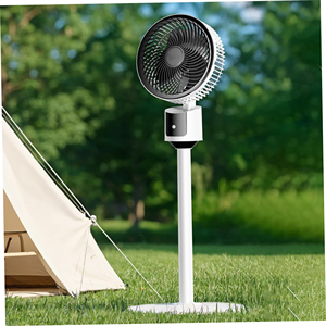 Nouveau ventilateur de circulation d'air silencieux à hauteur réglable, 3 vitesses de vent, ventilateur sur pied à oscillation automatique, ventilateur de table - Product Image 2