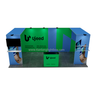 TianLang Most Popular 10x20 Modular Trade Show Stand Marcos de aluminio más ligeros Sistema de configuración sin herramientas - Product Image 1