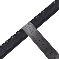 Ruban élastique en nylon avec bordure picot, sangle souple extensible pour lingerie, couture de corsets et artisanat DIY, idéal pour soutien-gorge et sous-vêtements