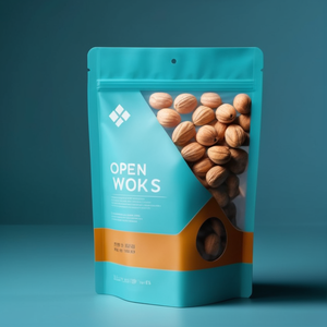 Tùy chỉnh in <span class=keywords><strong>Ziplock</strong></span> đứng lên túi dây kéo hạt nhựa bao bì thực phẩm Túi Mylar với cửa sổ rõ ràng - Product Image 5