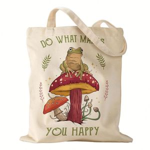 Customgift Customized logo Eco-friendly Tote Bag Large Capacity Thick <b>Canvas</b> Shopping Bag for Women - Product Image 1