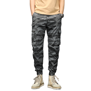 Wholesale Customized <b>Camo</b> <b>Cargo</b> <b>Pants</b> for <b>Men</b> Fitness Jogging Gym Trousers Large Pocket Flat Front Style Plus Size Streetwear - Product Image 1
