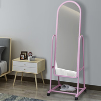 Miroir de toilette sur pied moderne, à roulettes, 1 pièce, meilleures ventes