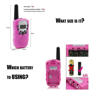 Walkie talkie para crianças, atacado, preço baixo 3-5km, alta qualidade, walkie-talkie para crianças